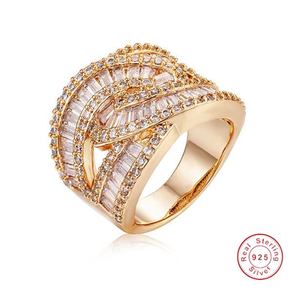 big sparkling cross 925 silver & 14k gold ring luxury princess-cut simulated diamond rings cocktail wedding rings for women gift, Slivery;golden
big sparkling cross 925 silver & 14k gold ring luxury princess-cut simulated diamond rings cocktail wedding rings for women gift, Slivery;golden