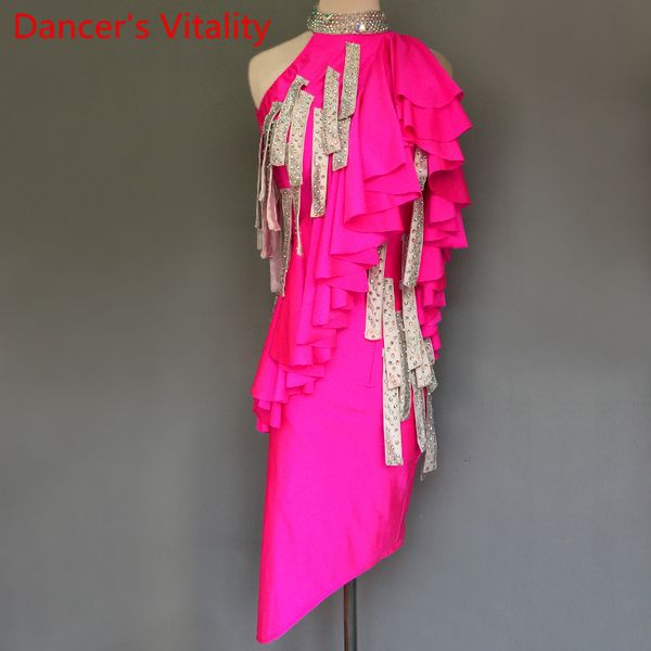 new latin dance wear cha cha competition clothes rumba samba tango foxtrot performance costume tassel rhinestone sling dress, Black;red
new latin dance wear cha cha competition clothes rumba samba tango foxtrot performance costume tassel rhinestone sling dress, Black;red