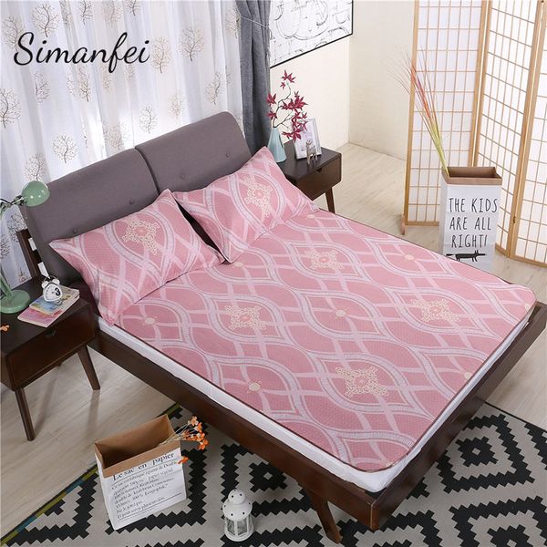 simanfei 1pc bedspreads+ 1pcs pillowcase bedding sheet with elastic band mattress cover protector bed linens home textile
simanfei 1pc bedspreads+ 1pcs pillowcase bedding sheet with elastic band mattress cover protector bed linens home textile