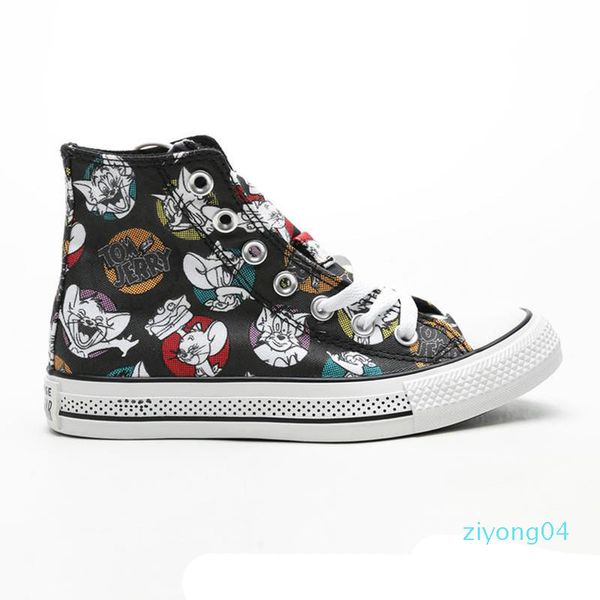 brand designer 2020 new shoes cartoon star 1970s hi tom & jerry casual canvas men women skateboarding sneaker trainers fashion plimsolls z04, Black
brand designer 2020 new shoes cartoon star 1970s hi tom & jerry casual canvas men women skateboarding sneaker trainers fashion plimsolls z04, Black