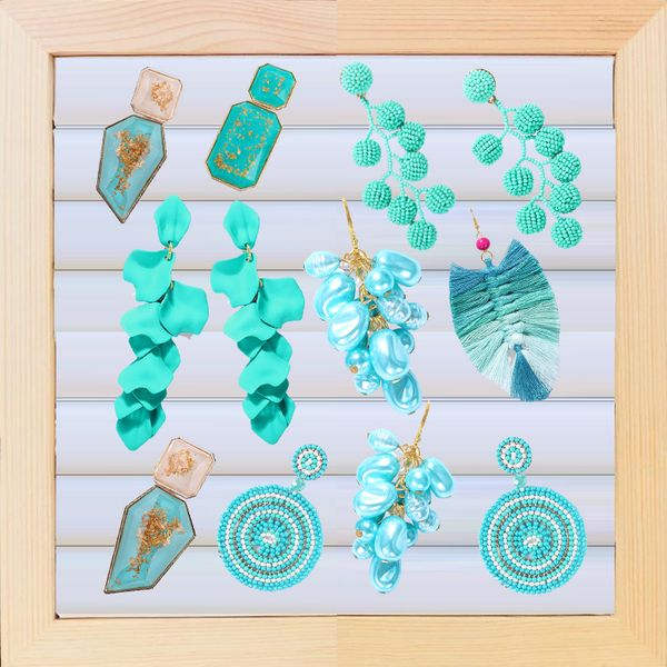miwens fashion light blue beads drop earrings for women chic resin brincos ethnic leaf pearl statement earring halloween jewelry, Silver
miwens fashion light blue beads drop earrings for women chic resin brincos ethnic leaf pearl statement earring halloween jewelry, Silver