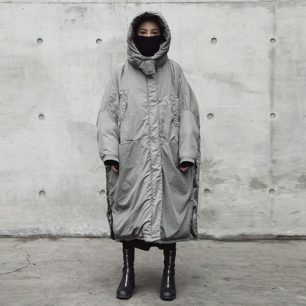 2018 new autumn winter hooded solid color light gray thickening big size vent warm coat women jacket fashion tide, Black
2018 new autumn winter hooded solid color light gray thickening big size vent warm coat women jacket fashion tide, Black