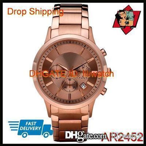 100% original japan movement drop shipping men's classic matal chronograph watch ar2452 ar2453 ar2454, Slivery;brown
100% original japan movement drop shipping men's classic matal chronograph watch ar2452 ar2453 ar2454, Slivery;brown
