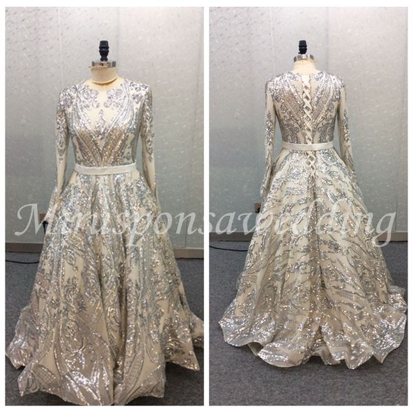 new arrival jewel neck long sleeve prom dress sweep train sequined lace prom dresses lace up back vestido de festa fabulous prom dresses, Black
new arrival jewel neck long sleeve prom dress sweep train sequined lace prom dresses lace up back vestido de festa fabulous prom dresses, Black