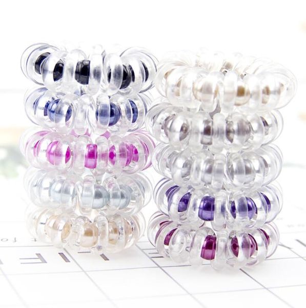 new elephone line hair rings euro-american simple temperament six nail beads transparent white telephone line hair rings, Silver
new elephone line hair rings euro-american simple temperament six nail beads transparent white telephone line hair rings, Silver