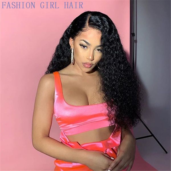 13x4 lace front wig curly lace wig simulation human hair pre plucked synthetic wig deep wave wigs for women baby hair 150%, Black;brown
13x4 lace front wig curly lace wig simulation human hair pre plucked synthetic wig deep wave wigs for women baby hair 150%, Black;brown