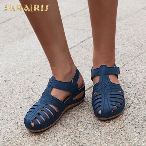 sarairis fashion 2020 wholesale wedge heels gladiator sandals women shoes hook & loop comfortable casual shoes woman sandals, Black
sarairis fashion 2020 wholesale wedge heels gladiator sandals women shoes hook & loop comfortable casual shoes woman sandals, Black
