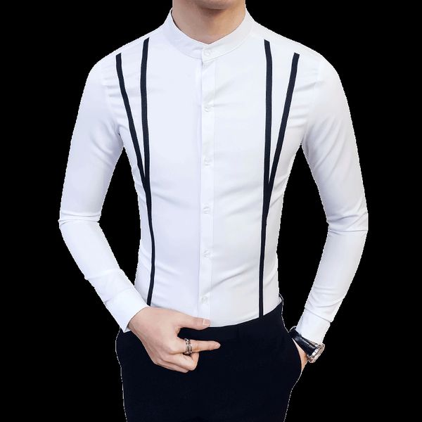 loldeal menplus size front fake belt ceremony social shirts dress shirts slim fit black white long sleeve casual shirt, White;black
loldeal menplus size front fake belt ceremony social shirts dress shirts slim fit black white long sleeve casual shirt, White;black