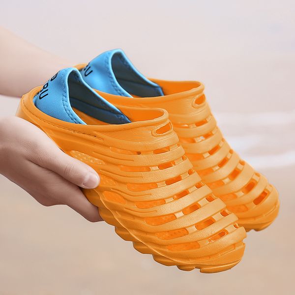 summer men fashion flats hollow out hole beach breathable sandals light casual beach shoes soft comfortable, Black
summer men fashion flats hollow out hole beach breathable sandals light casual beach shoes soft comfortable, Black