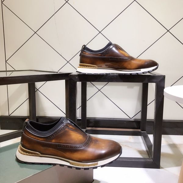 luxury designer fashion mens dress shoes genuine leather flat formal shoes peas casual shoess training shoes sneakers size, Black
luxury designer fashion mens dress shoes genuine leather flat formal shoes peas casual shoess training shoes sneakers size, Black