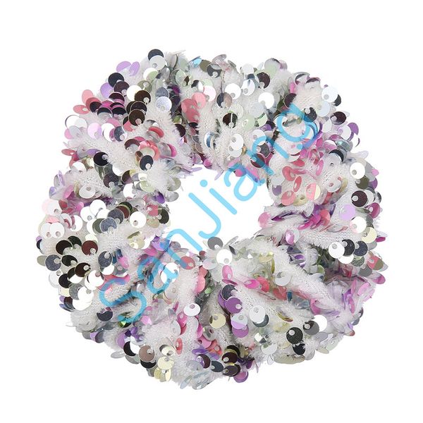 new baby girls sequins scrunchies hairbands shiny rope ponytail women fashion glitters hair holders wrap headress hair accessories d3905, Slivery;white
new baby girls sequins scrunchies hairbands shiny rope ponytail women fashion glitters hair holders wrap headress hair accessories d3905, Slivery;white