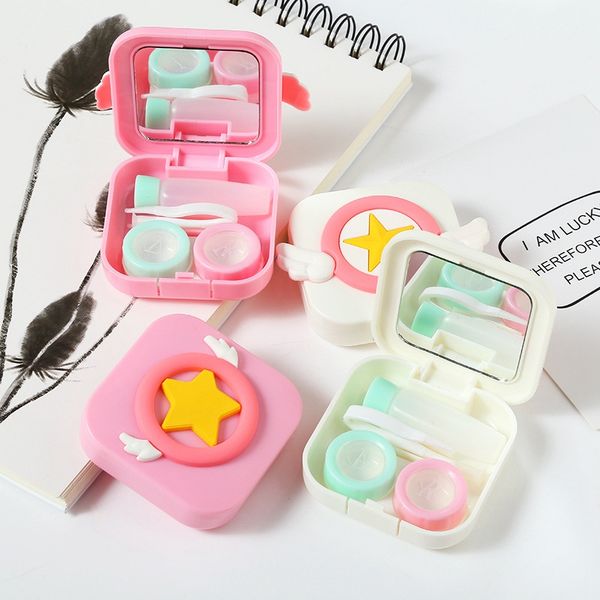color contact lenses case lens tweezers lens box eye contacts glasses soft case eyeglasses spectacle cases for girls women, Silver
color contact lenses case lens tweezers lens box eye contacts glasses soft case eyeglasses spectacle cases for girls women, Silver