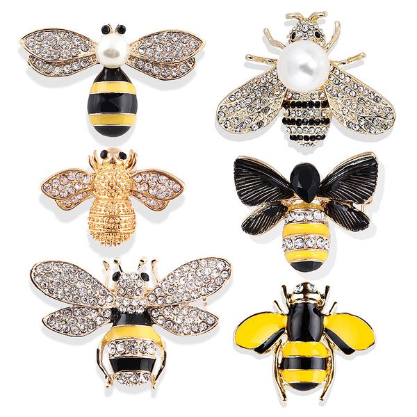 10 styles cute bee brooch designer pins brooches insect rhinestone lapel sweater pins for women men boy girl fashion accessories, Gray
10 styles cute bee brooch designer pins brooches insect rhinestone lapel sweater pins for women men boy girl fashion accessories, Gray