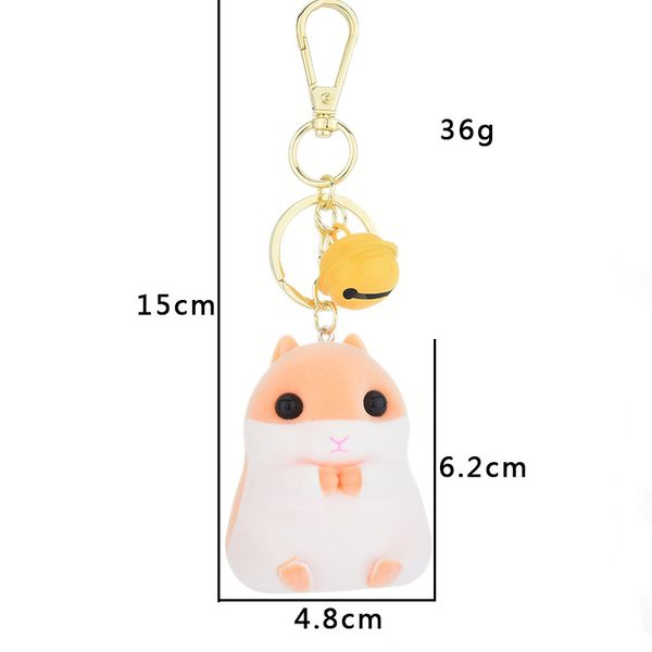 creative flocking rat keychain sweet bell pendant couple romantic car key ring cartoon doll jewelry gift accessories, Silver
creative flocking rat keychain sweet bell pendant couple romantic car key ring cartoon doll jewelry gift accessories, Silver