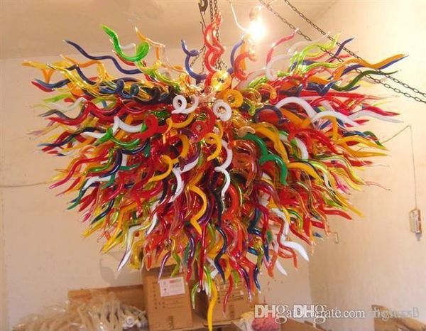 100% mouth blown borosilicate led wonderful murano glass chandelier pretty home lighting