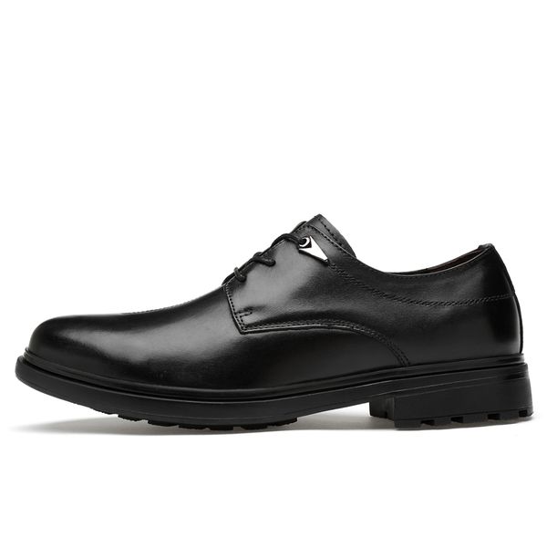 big size35-47 men dress shoes with spring autumn round toe genuine leather business shoes for men's non slip formal new, Black
big size35-47 men dress shoes with spring autumn round toe genuine leather business shoes for men's non slip formal new, Black