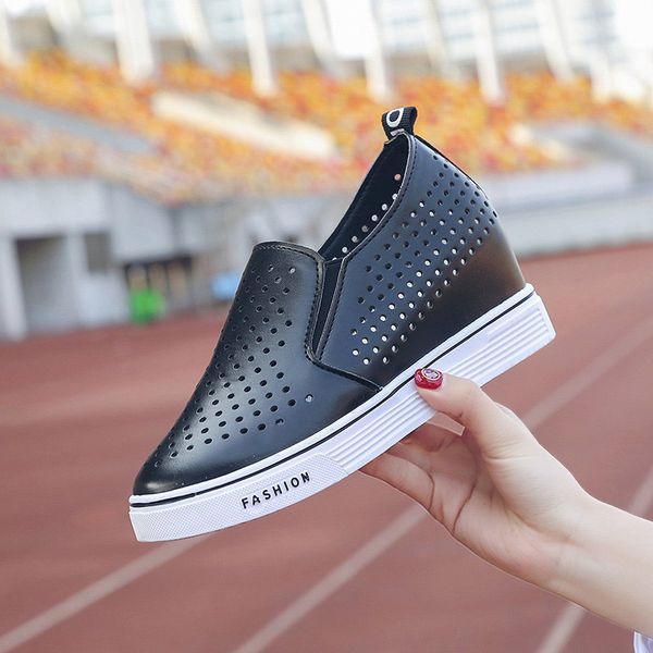 women spring slip on pumps ladies pu leather hollow out shoes height increasing breathable woman casual platform 2020
women spring slip on pumps ladies pu leather hollow out shoes height increasing breathable woman casual platform 2020