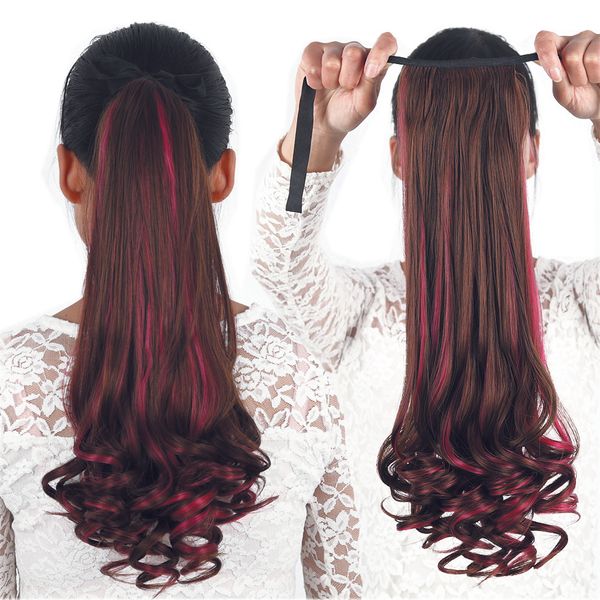 vôsaidi ponytail extensions длинные кудрявые волны синтетические наращивание волос tie up ponytail clip части волос для женщин девушки, Black;brown
vôsaidi ponytail extensions длинные кудрявые волны синтетические наращивание волос tie up ponytail clip части волос для женщин девушки, Black;brown