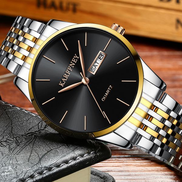 men's business 30m waterproof fashion steel belt luminous watch outdoor sports quartz watch thickness 10mm dial diameter 40mm, Slivery;black
men's business 30m waterproof fashion steel belt luminous watch outdoor sports quartz watch thickness 10mm dial diameter 40mm, Slivery;black
