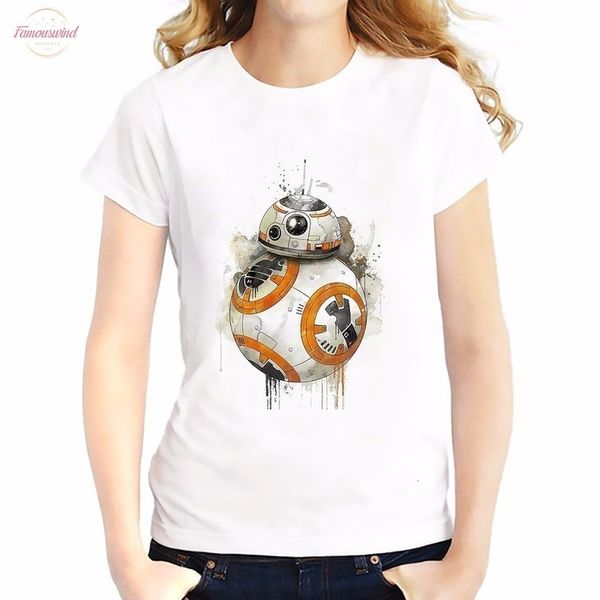 bb 8 robot cute t shirt women breathable comfort casual tshirt short sleeve o neck girls bb8 v neck t shirts, White 
bb 8 robot cute t shirt women breathable comfort casual tshirt short sleeve o neck girls bb8 v neck t shirts, White