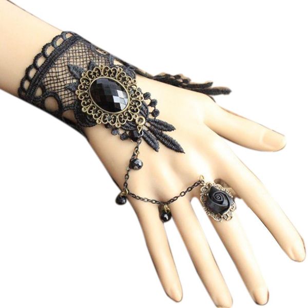 women retro lace patchwork hollow out 1 x lace, 1 x casual finger ring bracelet necklace geometric fashion, Golden;silver
women retro lace patchwork hollow out 1 x lace, 1 x casual finger ring bracelet necklace geometric fashion, Golden;silver