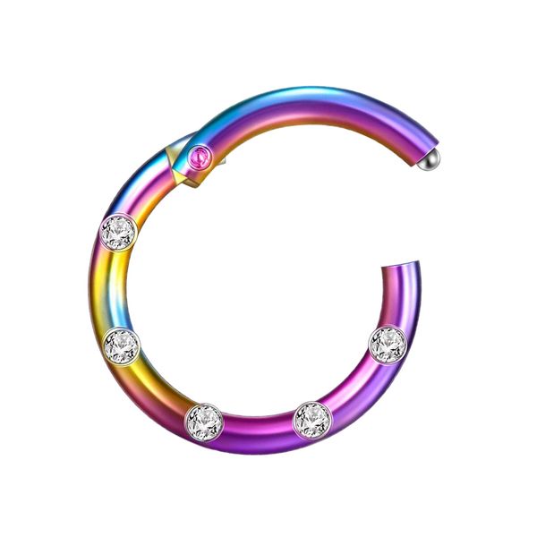 fake septum clicker nose ring non-piercing 16g for women men body jewelry color plated crystal stainless steel, Slivery;golden
fake septum clicker nose ring non-piercing 16g for women men body jewelry color plated crystal stainless steel, Slivery;golden