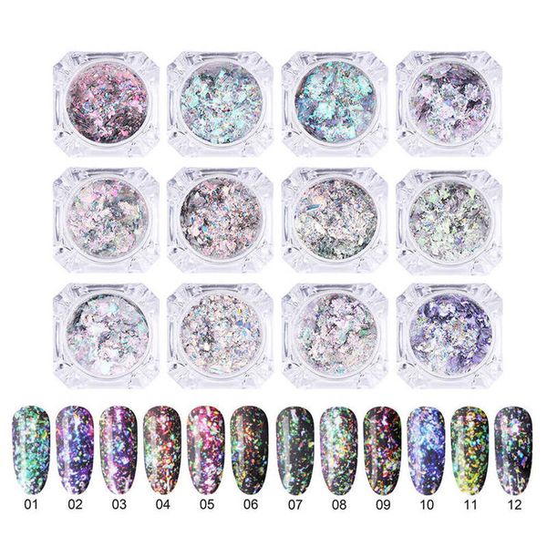 2019 nail art flakes starry sky powder laser glitter chameleon mirror powder, Silver;gold
2019 nail art flakes starry sky powder laser glitter chameleon mirror powder, Silver;gold