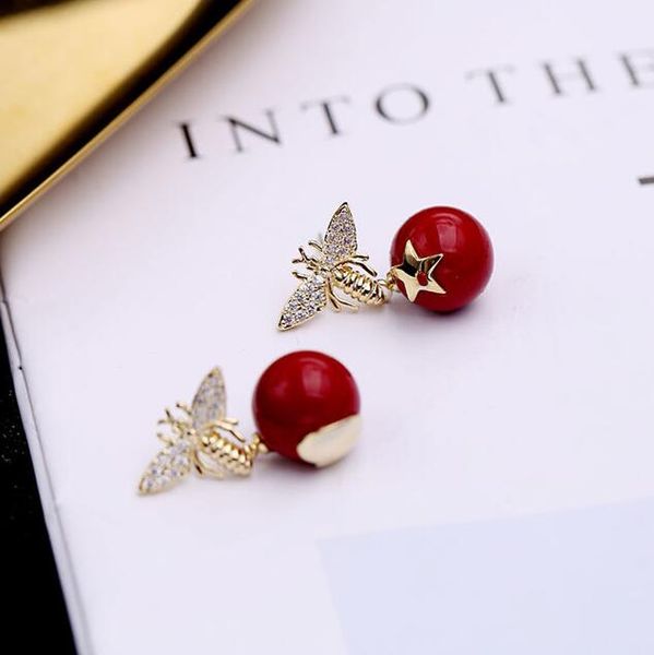 fashion-s brand design personality 925 sterling silver zircon bee heart heart pearl earrings ladies earrings ing
fashion-s brand design personality 925 sterling silver zircon bee heart heart pearl earrings ladies earrings ing