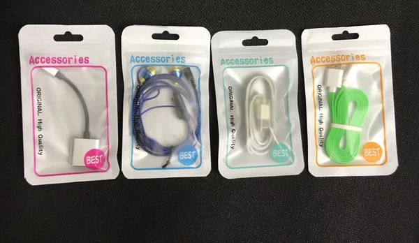 

500pc 10.5*15cm ziplock plastic bag cable bag zipper plastic packaging gifts small adorn article accessories packing