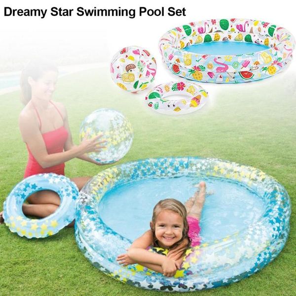 3pcs/set babies inflatable pool inflatable swimming pool pvc kid's float edualtional family home use paddling
3pcs/set babies inflatable pool inflatable swimming pool pvc kid's float edualtional family home use paddling