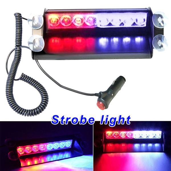 wholesale 8leds car truck strobe flash light dash emergency 3 flashing mode lights v6
wholesale 8leds car truck strobe flash light dash emergency 3 flashing mode lights v6