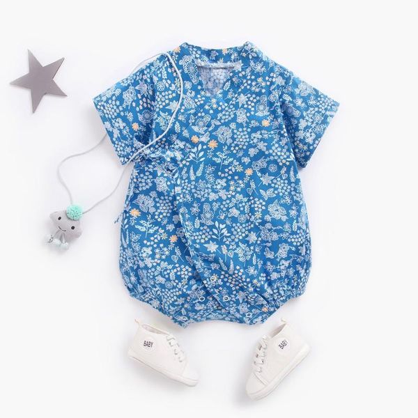 baby clothes summer newborn baby boys and girls cute pajamas shortsleeve blue floral print bodysuit cotton soft romper girls 1pc
baby clothes summer newborn baby boys and girls cute pajamas shortsleeve blue floral print bodysuit cotton soft romper girls 1pc