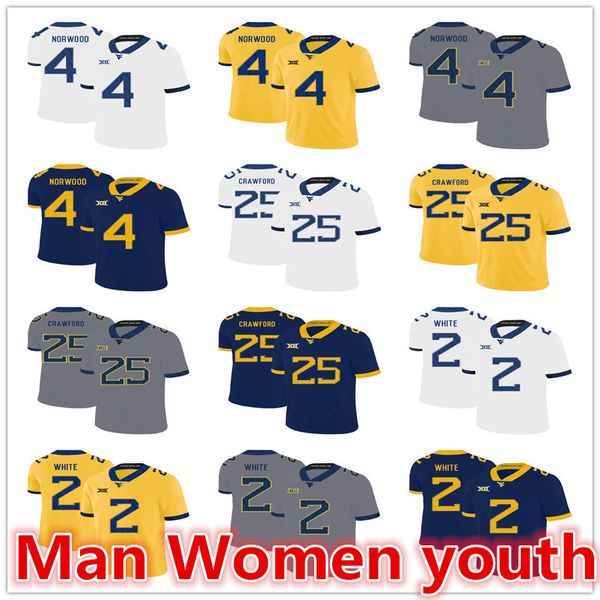 customize ncaa west virginia mountaineers wvu football jerseys josh norwood 4 justin crawford 25 ka'raun white 2 jersey any name size s, Black
customize ncaa west virginia mountaineers wvu football jerseys josh norwood 4 justin crawford 25 ka'raun white 2 jersey any name size s, Black