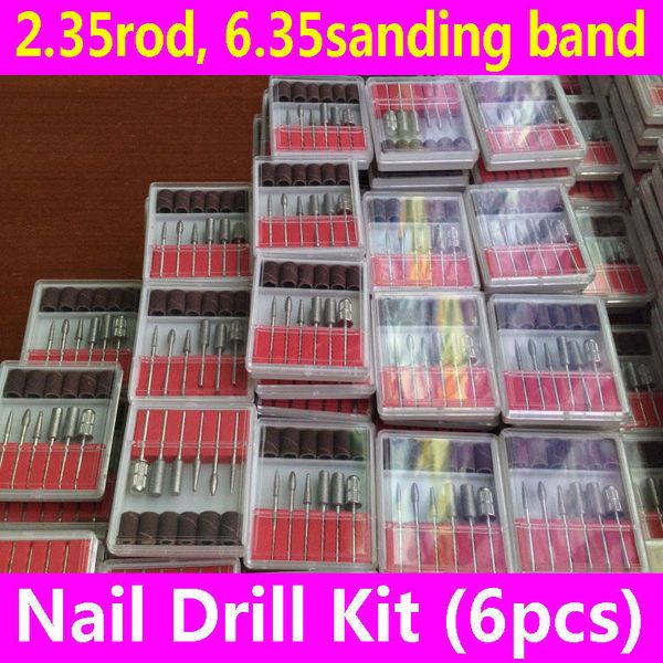 6pcs nail drill bits kit for professional electric filing machine pedicure manicure tools 2.35 rod 6.35mm sanding band file set
6pcs nail drill bits kit for professional electric filing machine pedicure manicure tools 2.35 rod 6.35mm sanding band file set