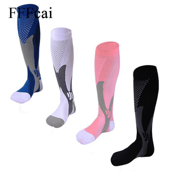 fffcai 1 pair men's leg support stretchy magic cycling compression socks performance sports running men football leggings socks, Black
fffcai 1 pair men's leg support stretchy magic cycling compression socks performance sports running men football leggings socks, Black