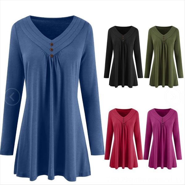 2020 autumn loose v-neck long sleeve t-shirt large size women's wear 2020 autumn loose v-neck long sleeve t-shirt large size women', White
2020 autumn loose v-neck long sleeve t-shirt large size women's wear 2020 autumn loose v-neck long sleeve t-shirt large size women', White