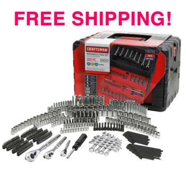 Craft man 320 piece mechanic 039 tool et with 3 drawer ca e box 311 254 230
Craft man 320 piece mechanic 039 tool et with 3 drawer ca e box 311 254 230