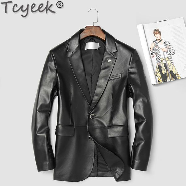 ayusnue 2020 real leather jacket men spring autumn 100% sheepskin coat for men genuine leather jackets blazer 3912 kj3003, Black
ayusnue 2020 real leather jacket men spring autumn 100% sheepskin coat for men genuine leather jackets blazer 3912 kj3003, Black
