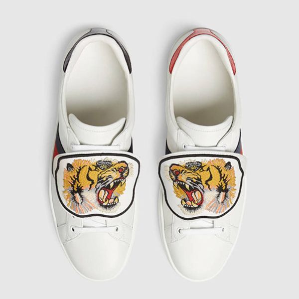 2019 new fashion low white leather ace mens desiger sneakers womens embroidered tiger removable patch trainers men, Black
2019 new fashion low white leather ace mens desiger sneakers womens embroidered tiger removable patch trainers men, Black