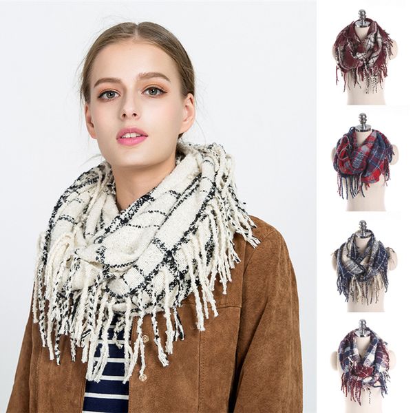 11styles girl plaid scarf ring women dotted line grid scarves tassel scarves classic tartan wraps shawl warm winter blanket wholesale ajy742, Red;brown
11styles girl plaid scarf ring women dotted line grid scarves tassel scarves classic tartan wraps shawl warm winter blanket wholesale ajy742, Red;brown