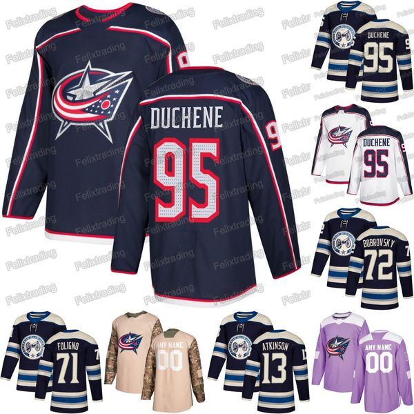 95 Matt Duchene Columbus Blue Jackets Oliver Bjorkstrand Anthony Duclair Sergei Bobrovsky Cam Atkinson Nick Foligno Seth Jones Jersey
95 Matt Duchene Columbus Blue Jackets Oliver Bjorkstrand Anthony Duclair Sergei Bobrovsky Cam Atkinson Nick Foligno Seth Jones Jersey