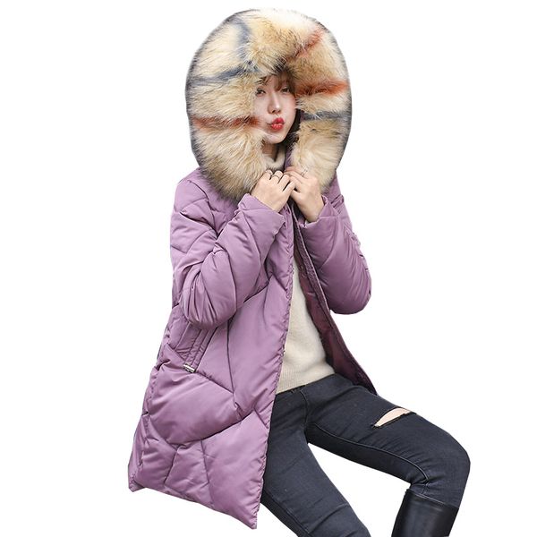 women's down & parkas winter thick warm long hooded jackets with artificial fur collar for women casual elegant padded coat outwear, Black
women's down & parkas winter thick warm long hooded jackets with artificial fur collar for women casual elegant padded coat outwear, Black