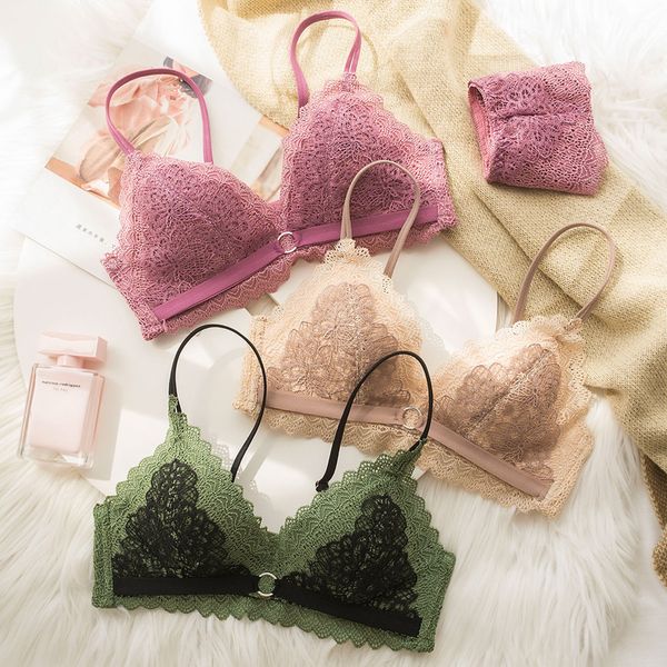 roseheart women fashion purple wireless lace bra sets bralette panties push up underwear lingerie sets cup a b luxury, Red;black
roseheart women fashion purple wireless lace bra sets bralette panties push up underwear lingerie sets cup a b luxury, Red;black