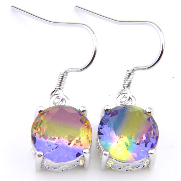 luckyshien gorgeous jewelry round cut bi colored tourmaline gems 925 silver for women multi-color zircon earrings 1' inch ing
luckyshien gorgeous jewelry round cut bi colored tourmaline gems 925 silver for women multi-color zircon earrings 1' inch ing
