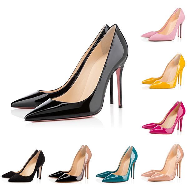 red bottoms heels fashion luxury designer women shoes round pointed toe pumps high heels women ladies wedding dress sneakers 8cm 10cm 12cm, Black
red bottoms heels fashion luxury designer women shoes round pointed toe pumps high heels women ladies wedding dress sneakers 8cm 10cm 12cm, Black