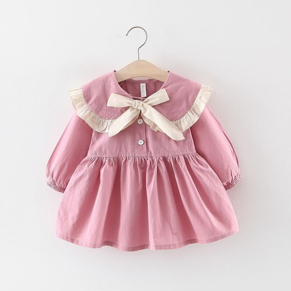 2019 fashion autumn girls dress children kids baby infants long sleeve bow doll collar princess pleated dresses vestidos s9300, Red;yellow
2019 fashion autumn girls dress children kids baby infants long sleeve bow doll collar princess pleated dresses vestidos s9300, Red;yellow