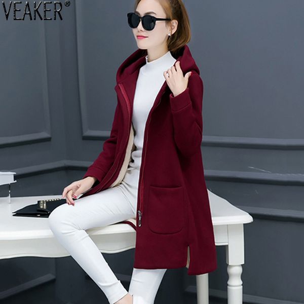 2018 autumn winter women thick fleece jacket coat female slim fit long hooded coat outerwear red pink yellow fleece jackets 3xl, Black;brown
2018 autumn winter women thick fleece jacket coat female slim fit long hooded coat outerwear red pink yellow fleece jackets 3xl, Black;brown