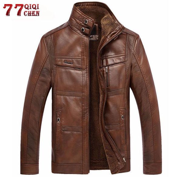 autumn winter thick fleece leather jacket men stand collar business casual pu leather jacket chaqueta cuero hombre plus size 3xl, Black
autumn winter thick fleece leather jacket men stand collar business casual pu leather jacket chaqueta cuero hombre plus size 3xl, Black