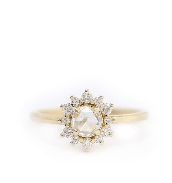 14k golden no mulberry ring woman fully-jewelled propose ring baby's breath ring woman ornaments, Silver
14k golden no mulberry ring woman fully-jewelled propose ring baby's breath ring woman ornaments, Silver