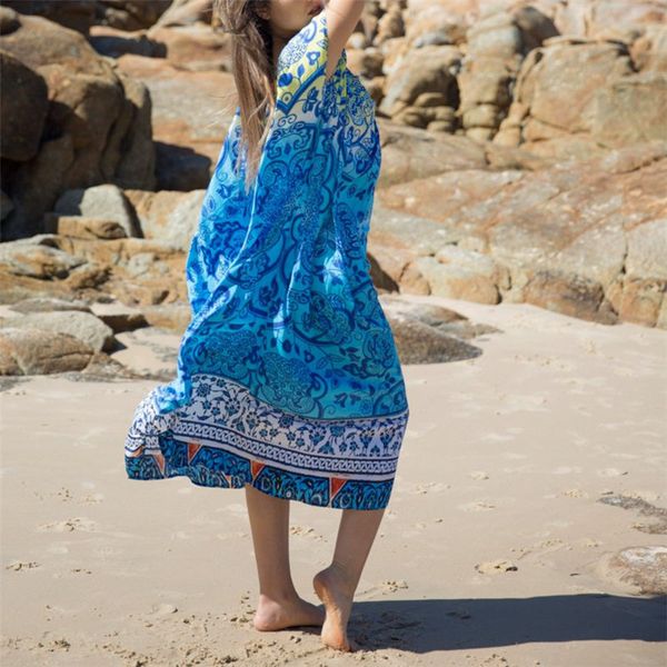 long cotton beach cover up pareos de playa mujer kaftan beach wear oversize bikini cover up robe plage sarong tunic, Blue;gray
long cotton beach cover up pareos de playa mujer kaftan beach wear oversize bikini cover up robe plage sarong tunic, Blue;gray